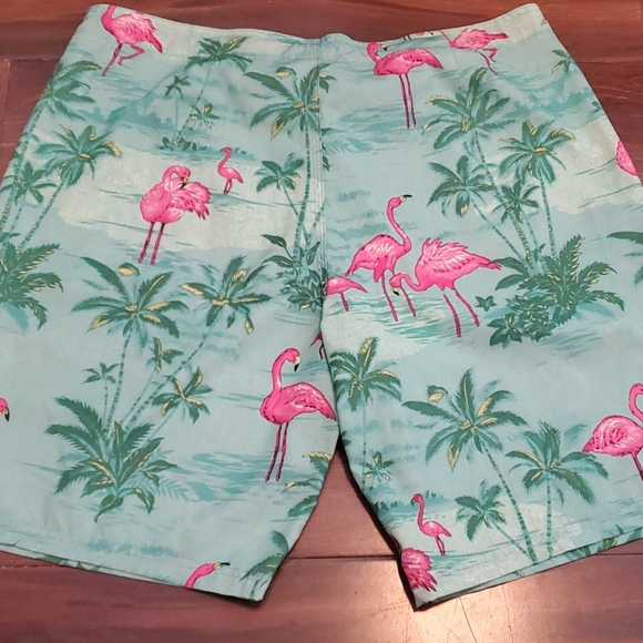 Red Camel Men's swim trunks size 36 Flamingos - Picture 4 of 4